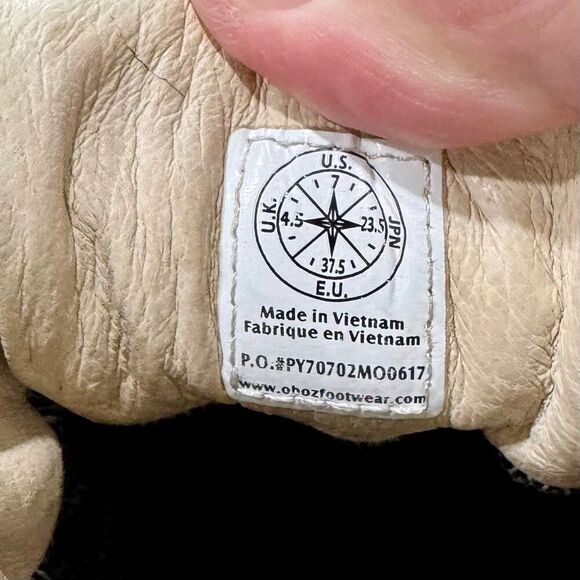 Oboz Juniper Mid BDry Women’s Waterproof Hiking boots. Tan. Size 7. - Picture 9 of 11